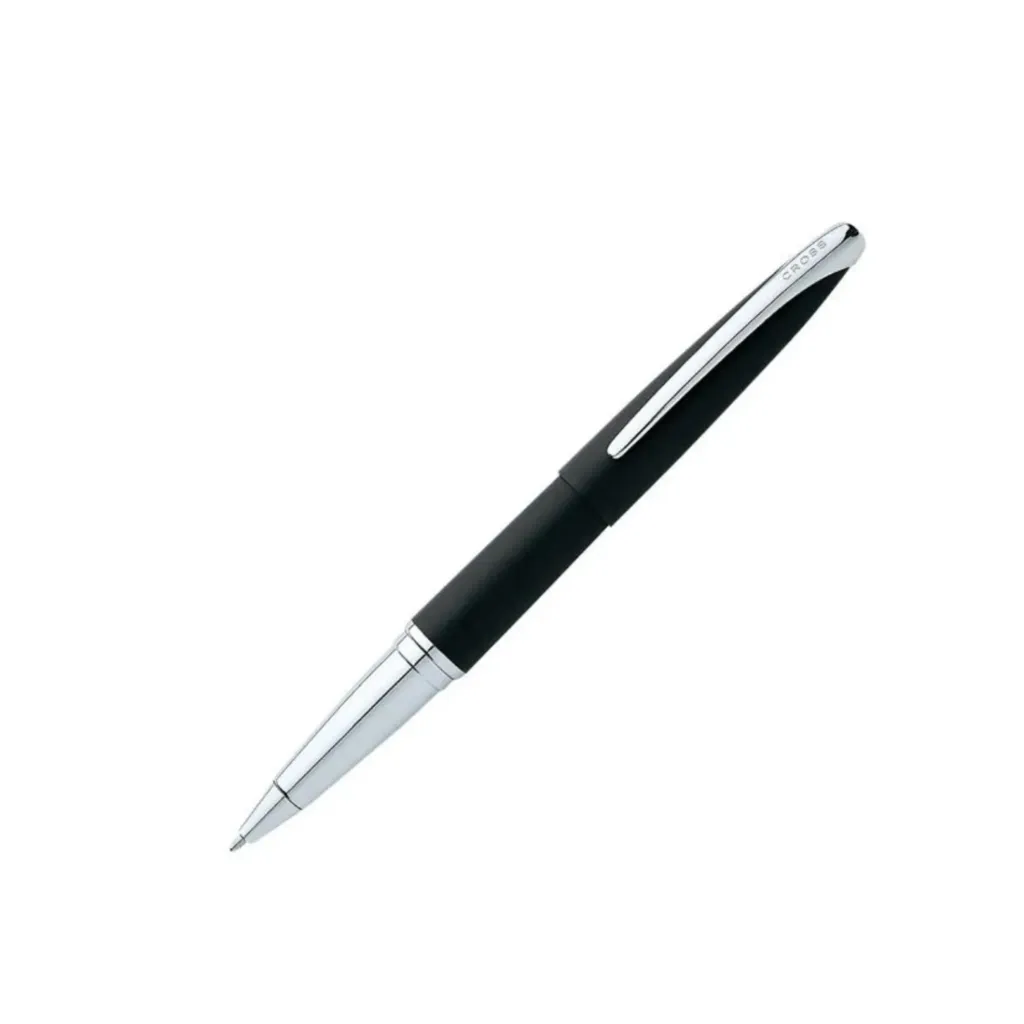 [885-3] Cross ATX Basalt Blackwith Polished Chrome Appointments Selectip Rollerball Pen