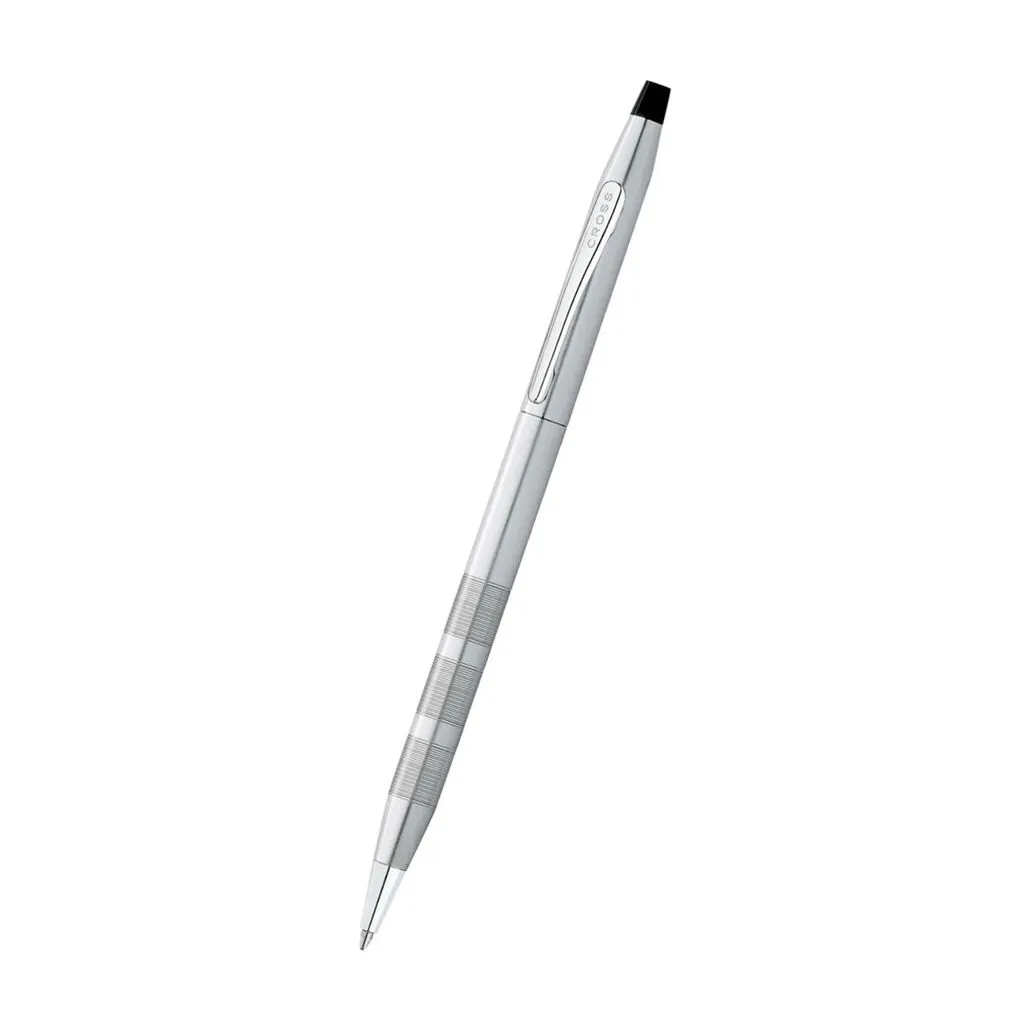 [AT0082-14] Cross Classic Century Satin Chrome with Polished Chrome Appointments Ballpoint Pen
