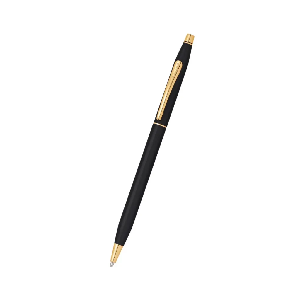 [2502] Cross Classic Century Blackwith 23KT Gold Plated Appointments Ballpoint Pen