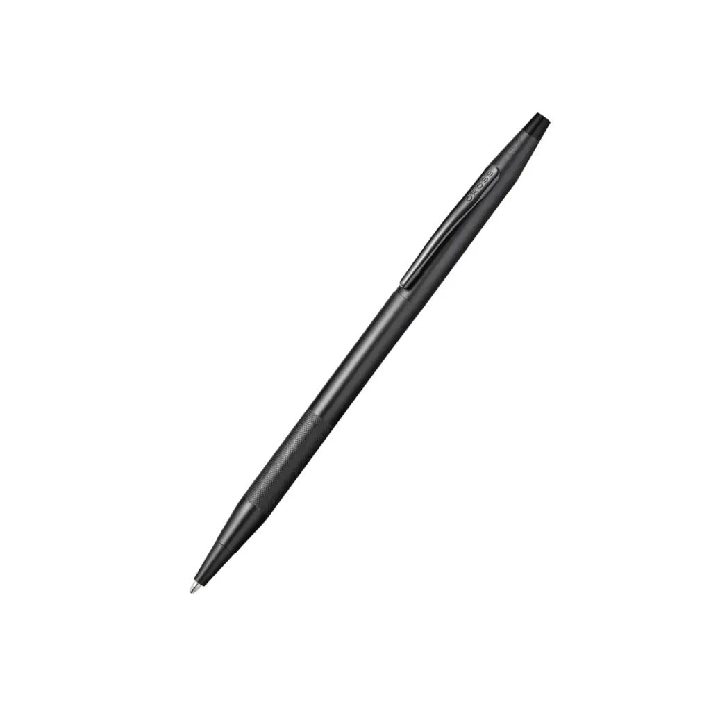 [AT0082-136] Cross Classic Century BlackMicro Knurl and Matte PVD Ballpoint Pen