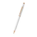 Cross Century II Pearlescent White Lacquer with Polished Rose Gold Ballpoint Pen