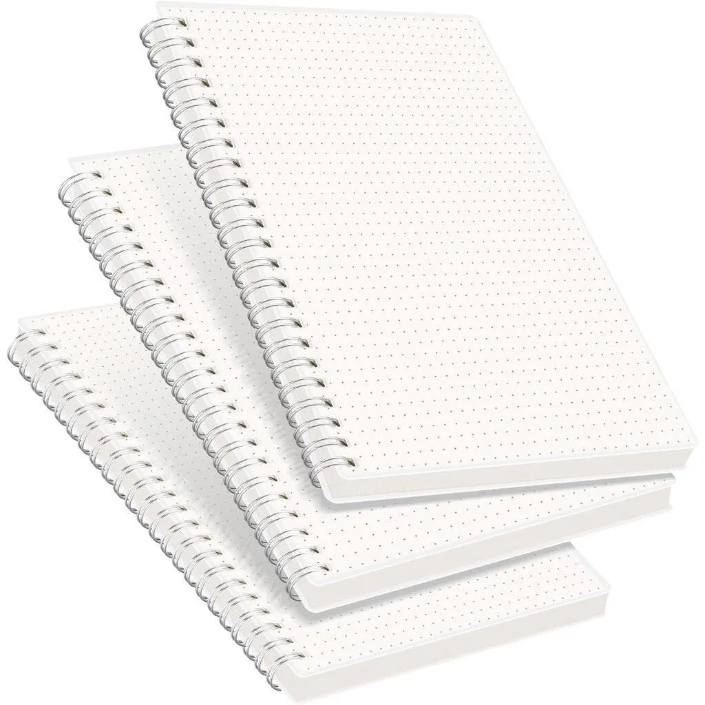 Notebook A5 Dot Grid Plastic Cover