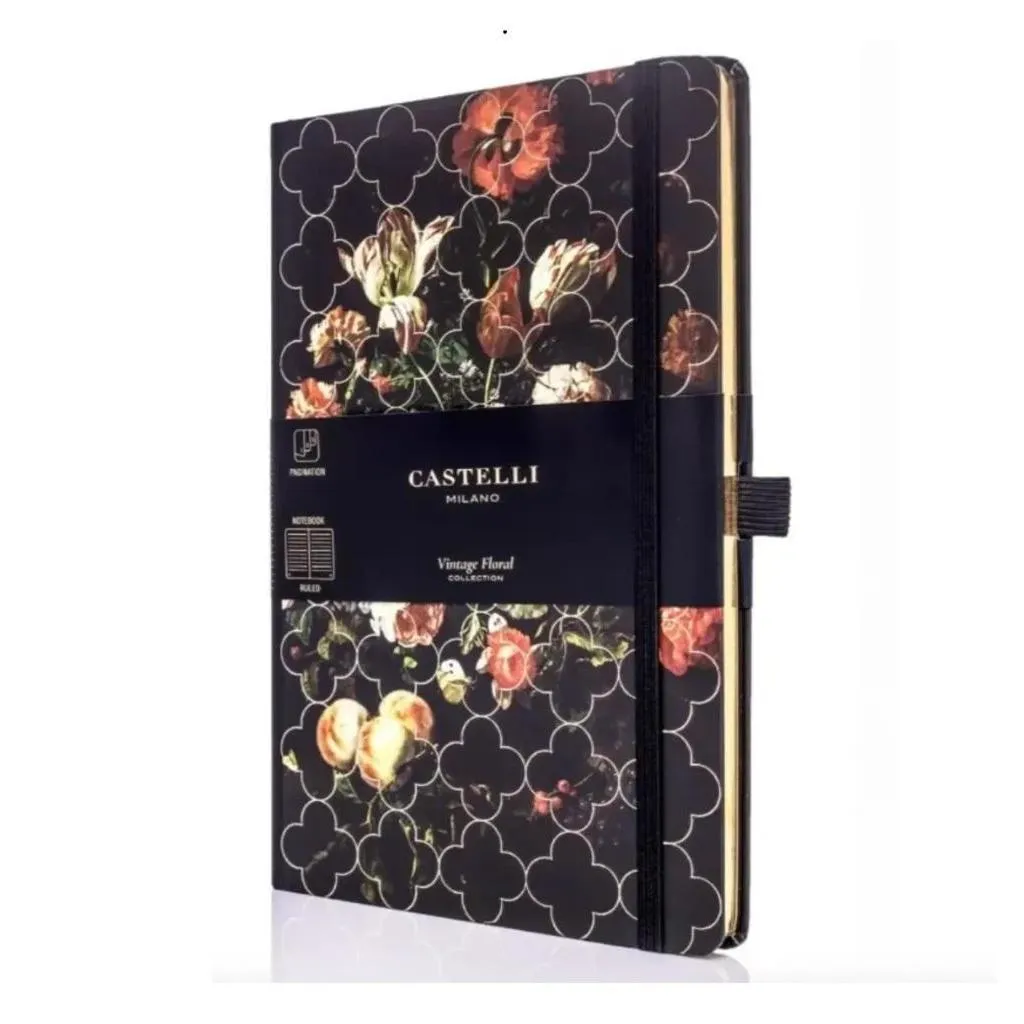[CSTL 0QC6CB-003] Castelli Vintage Tulip Pocket Notebook