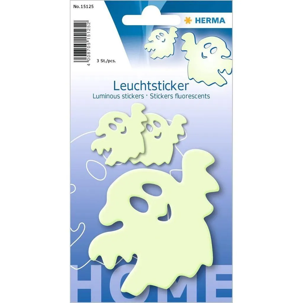 [HERMA GITD GHOST] Herma Sticker Glow In The Dark Little Ghost