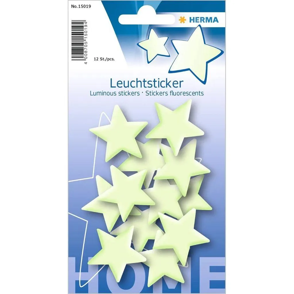 [HERMA GITD *MN] Herma Sticker Glow In The Dark Stars Mini
