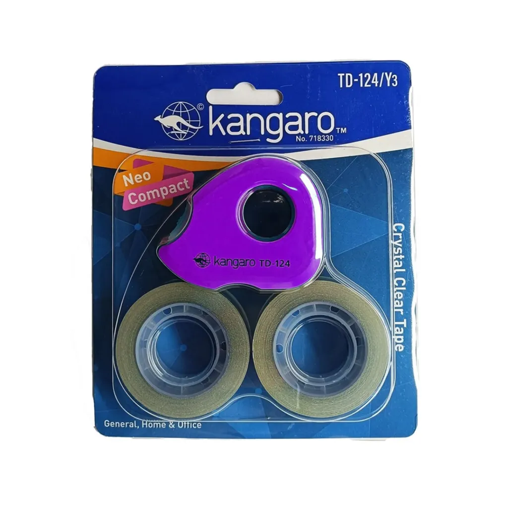 [TD-124Y3] Kangaro TD-124Y3 Tape Dispenser