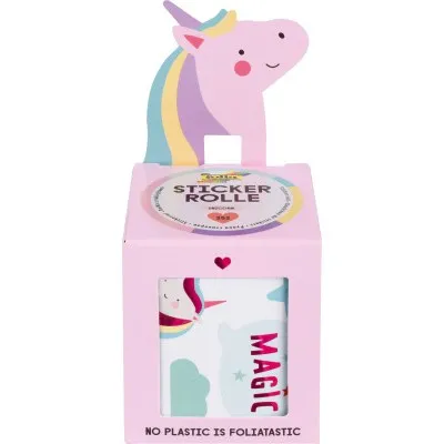 [27102] Folia Sticker Roll Unicorn, 4m, 352 Parts