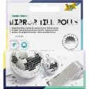 Folia Mirror Tile Rolls Size S, Silver Stones 5x5mm, 2 Rolls