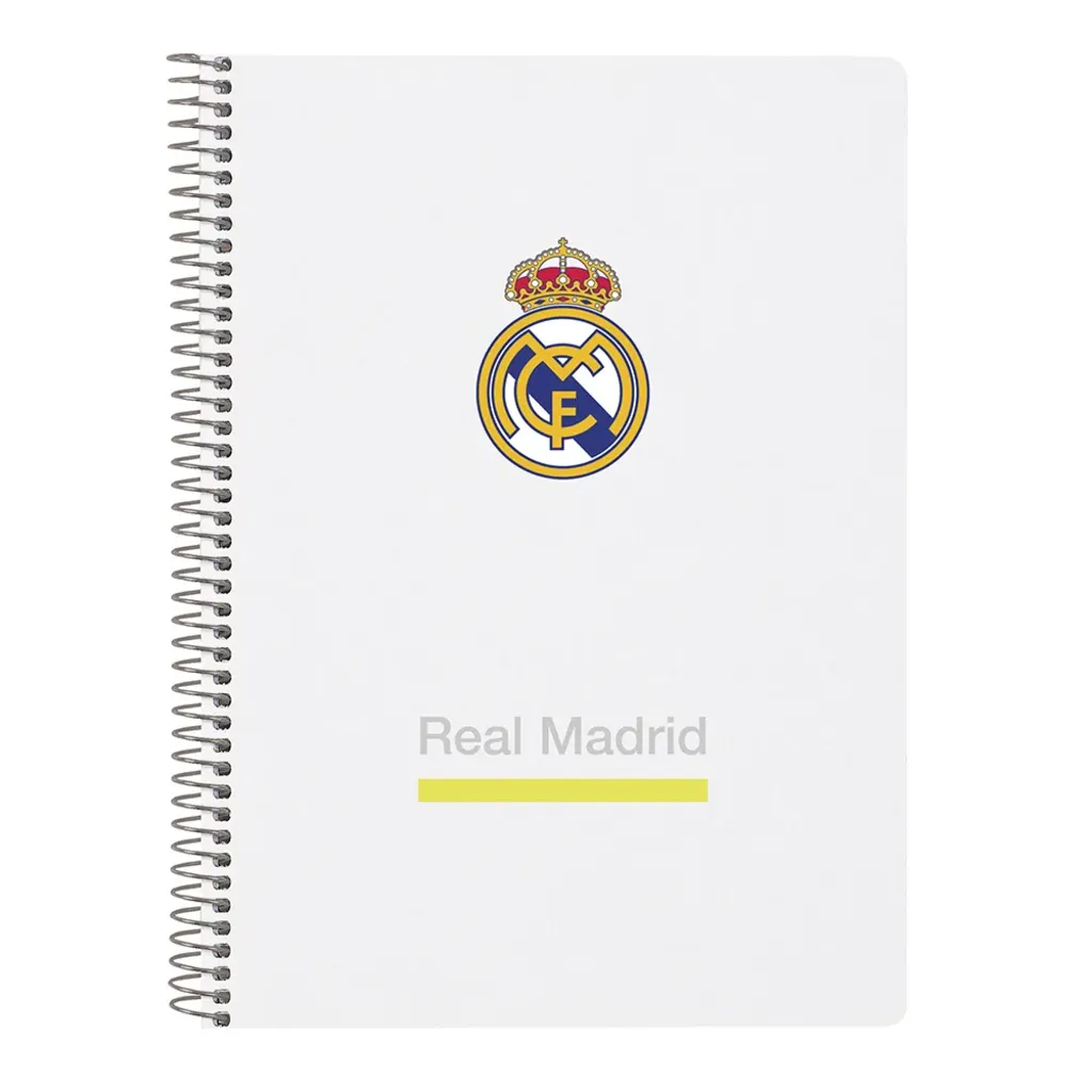 Safta Notebook 80 Sheets Hardcover Real Madrid