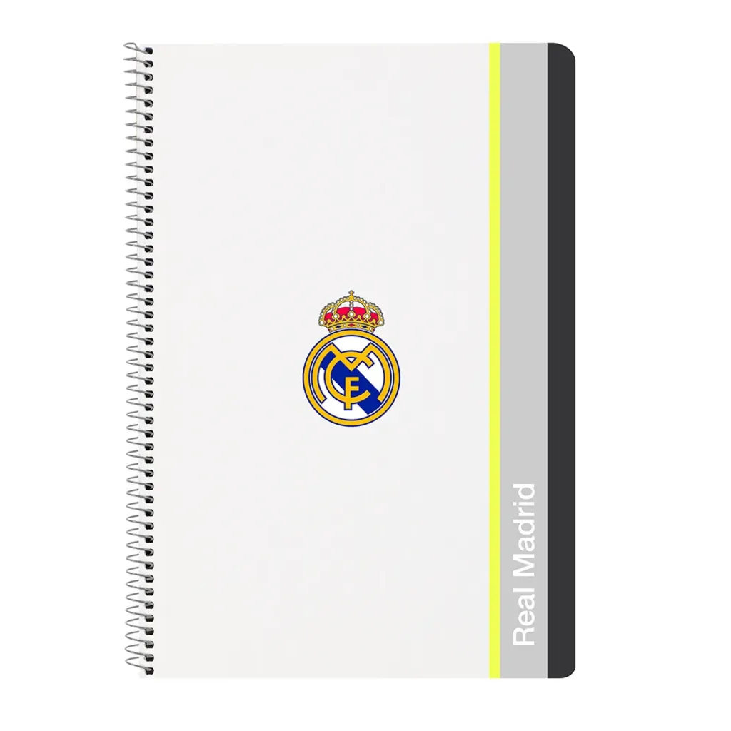 Safta Folio Notebook 80 Sheets Hardcover Real Madrid