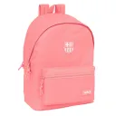 Safta Double Backpack For 15,6" Laptop+USB F.C Barcelona Chica Coral