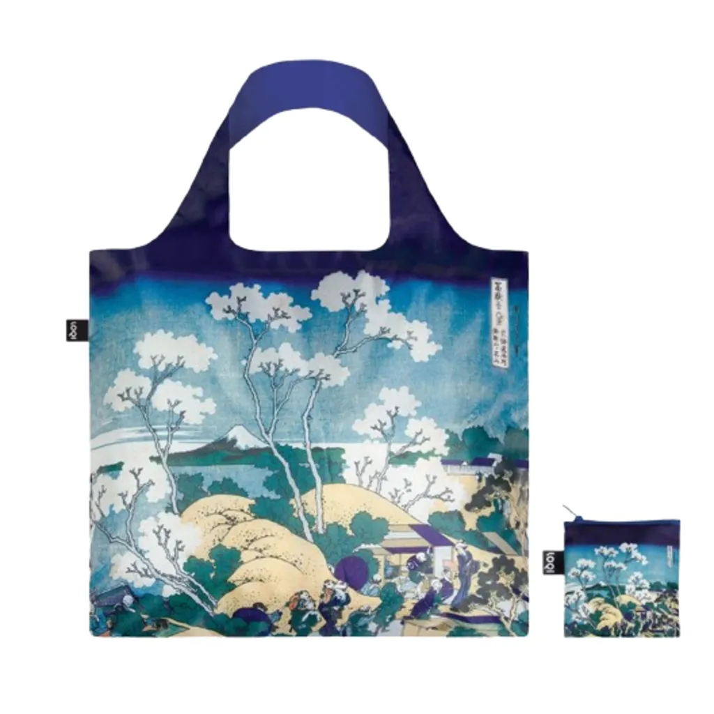 Loqi Katsushika Hokusai Fuji From Gotenyama Recycled Bag