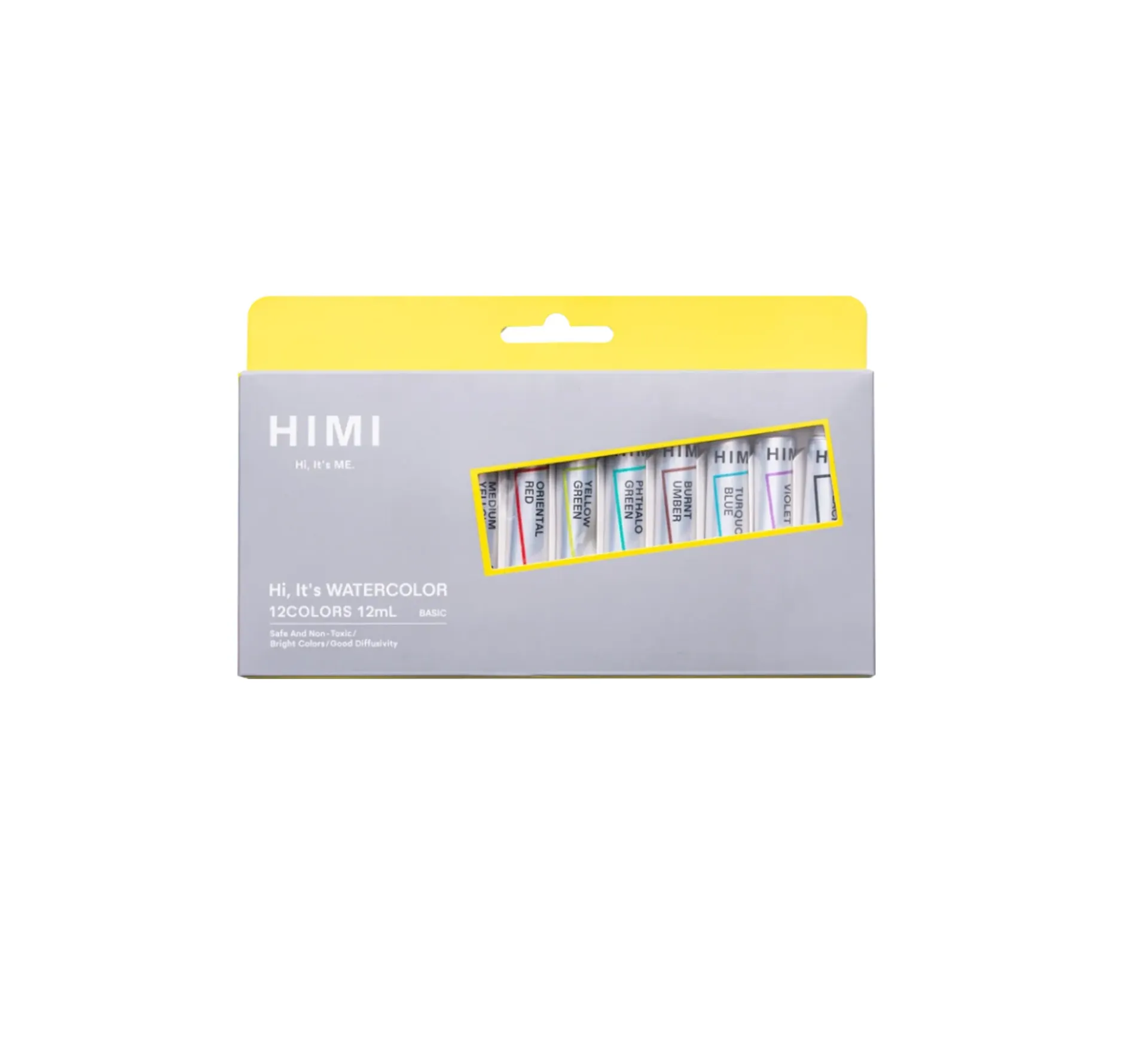 Miya Himi Tube Watercolor Paint Set 12ml x 12 Colors