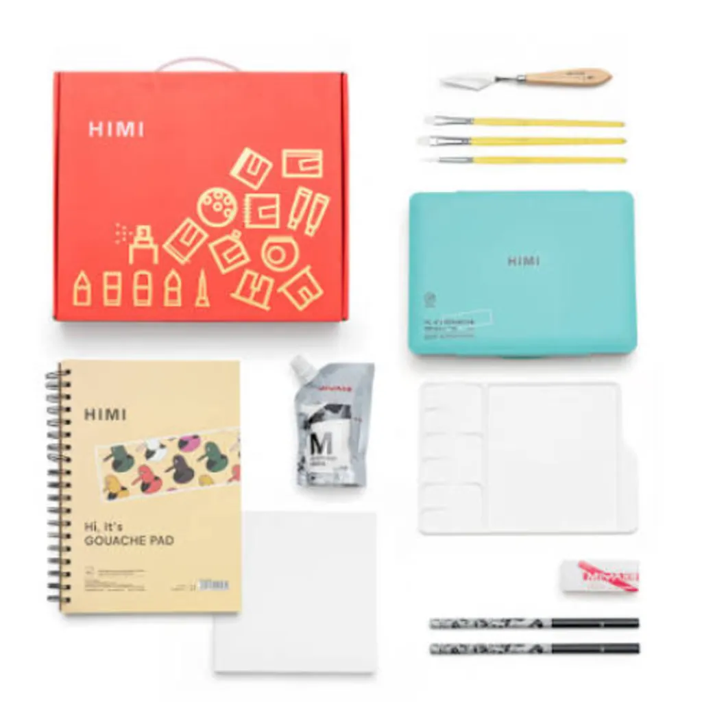 [TST201] Miya Himi Twin Cup Gouache Paint Kit (60 Pcs)