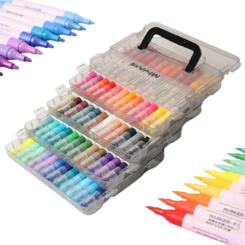 Miya Miya Acrylic Marker Pen - 36 Colors (Dual Tip)