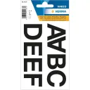 Herma Sticker Vario Letters A-N, Black 33 mm