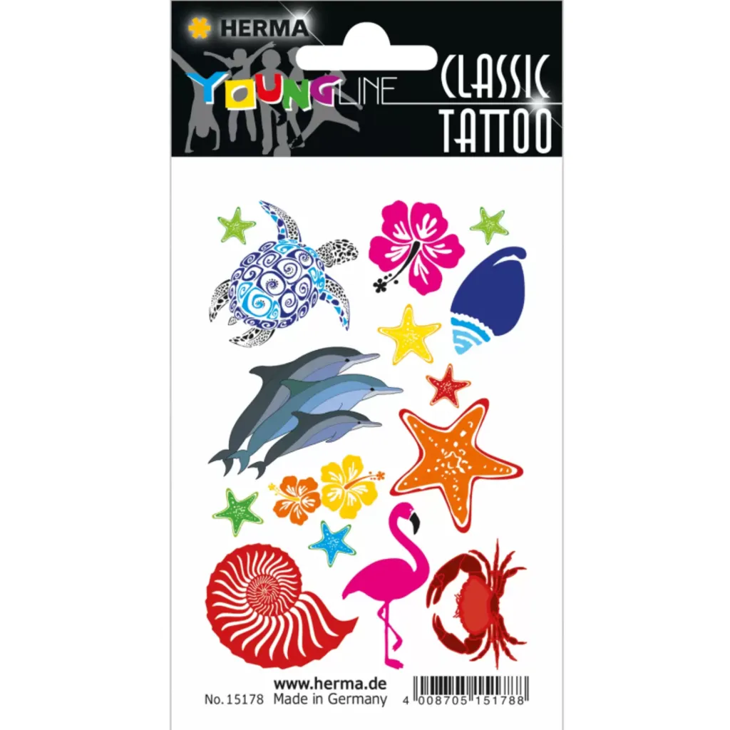 Herma Classic Tattoo Ocean Colour