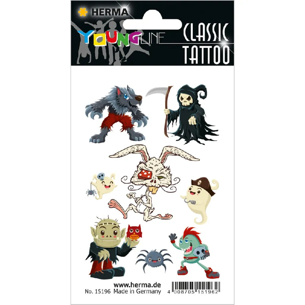 Herma Classic Tattoo Zombies Colour