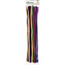 Folia Chenille Stems, 50cm Long, Ø 8mm 100 Pieces, 10 Assorted Colours