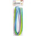 Folia Chenille Stems Pastel 50cm Long , Ø 8mm 10 Pieces