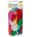 Folia Soft Fleece Feathers Mix Coloured, 10g Assorted Colours