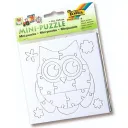 Folia Mini Puzzle Sortment Extra Strong, Ca.14x14,5cm 4 Sets, Assorted Designs