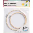 Folia Embroidery Frames-kit Set Of 2, With Aida Fabric 25x49cm