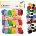 Folia Embroidery Threads Basic, 10 Pieces À 40m In 10 Colours Assorted