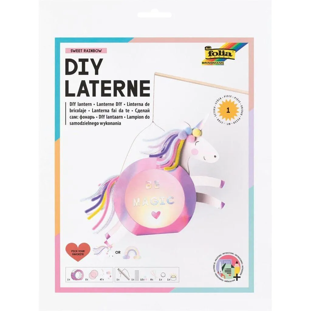 [94302] Folia DIY Lantern Sweet Rainbow