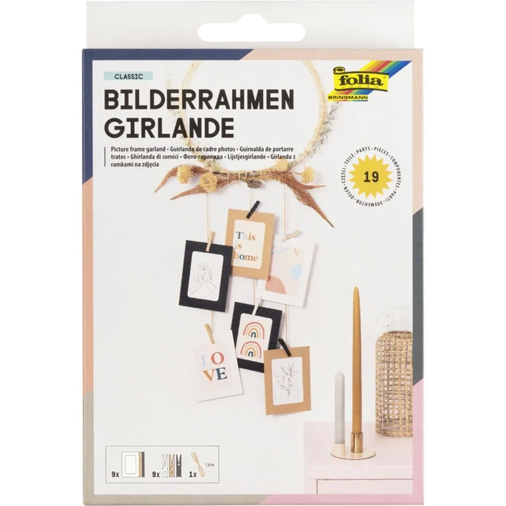 [24191] Folia Photo Frame Set Classic, 19 Pcs