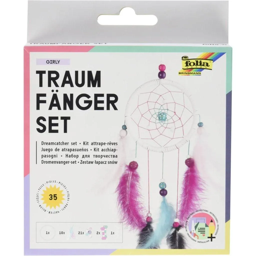 [23819] Folia Dreamcatcher-kit Girly