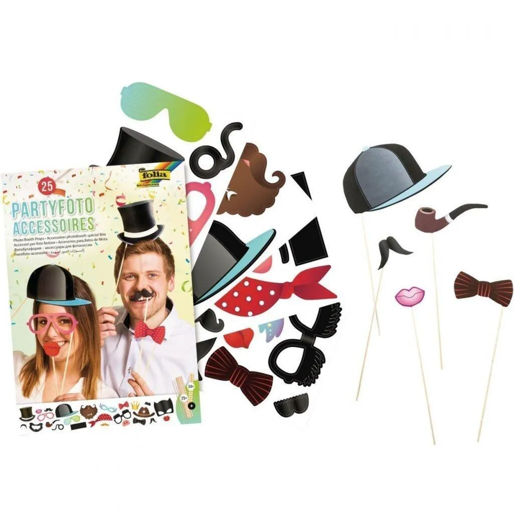 [23409] Folia Photo Booth Probs 84 Pieces