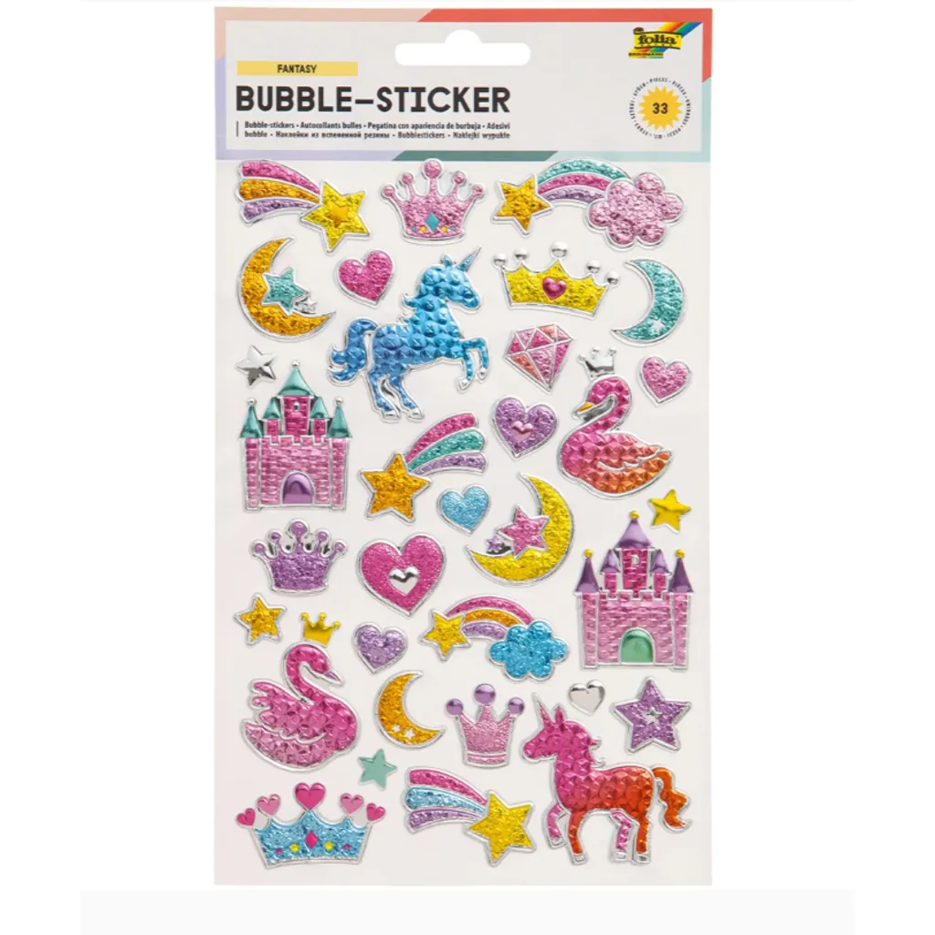 Folia Bubble-Stickers Fantasy