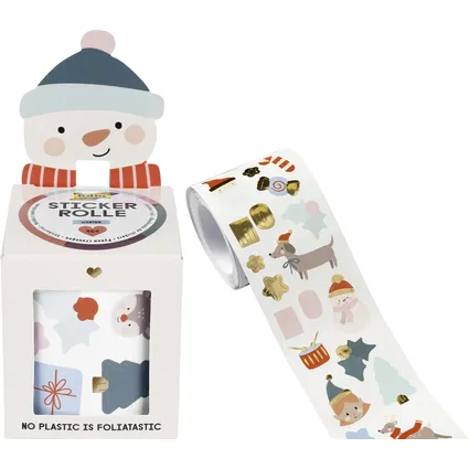 [27105] Folia Sticker Roll Winter, 4m, 464 Parts