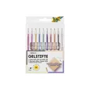 Folia Gel Pens Metallic, 10 Pieces, 1mm Assorted Colours