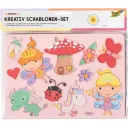 Folia Creative-Stencils Princess 6 Stencils
