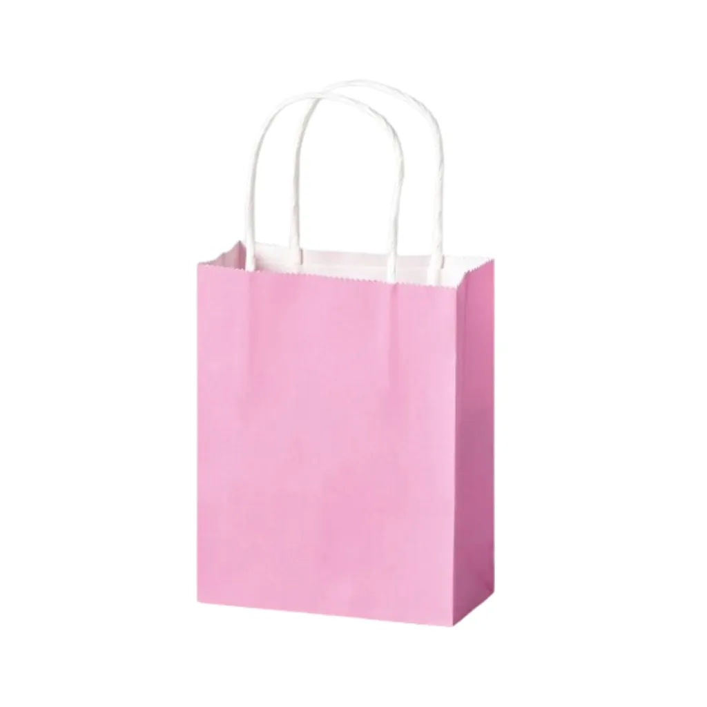 Folia Paper Bags S Pastel, 110g/m2, Kraft Paper 12x15x5.5cm