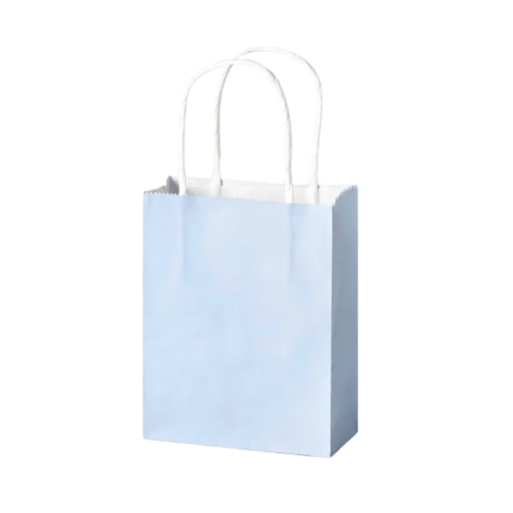 Folia Paper Bags S Pastel, 110g/m2, Kraft Paper 12x15x5.5cm