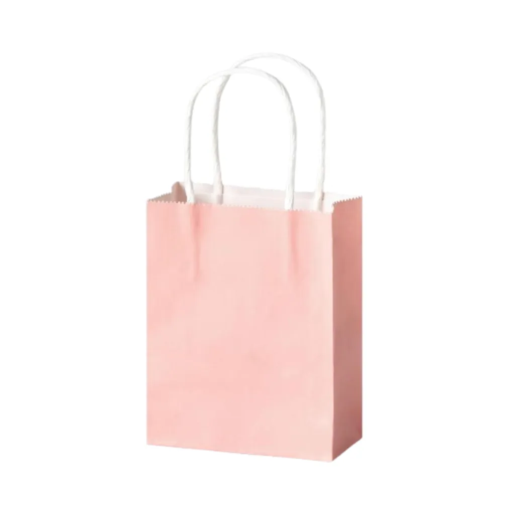 Folia Paper Bags S Pastel, 110g/m2, Kraft Paper 12x15x5.5cm