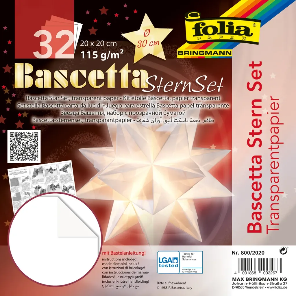 Folia Bascetta Stars Kit II (Transparent White)