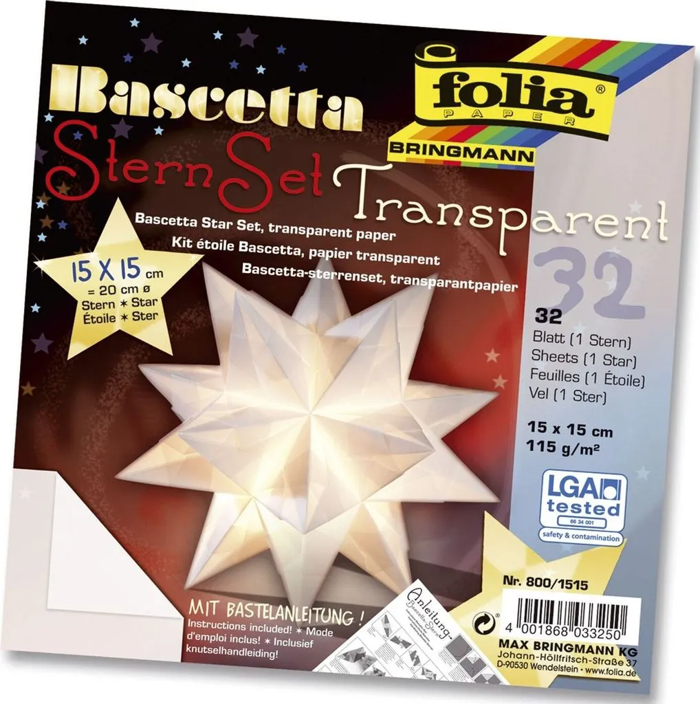 Folia Bascetta Star Kit (Transparent White)