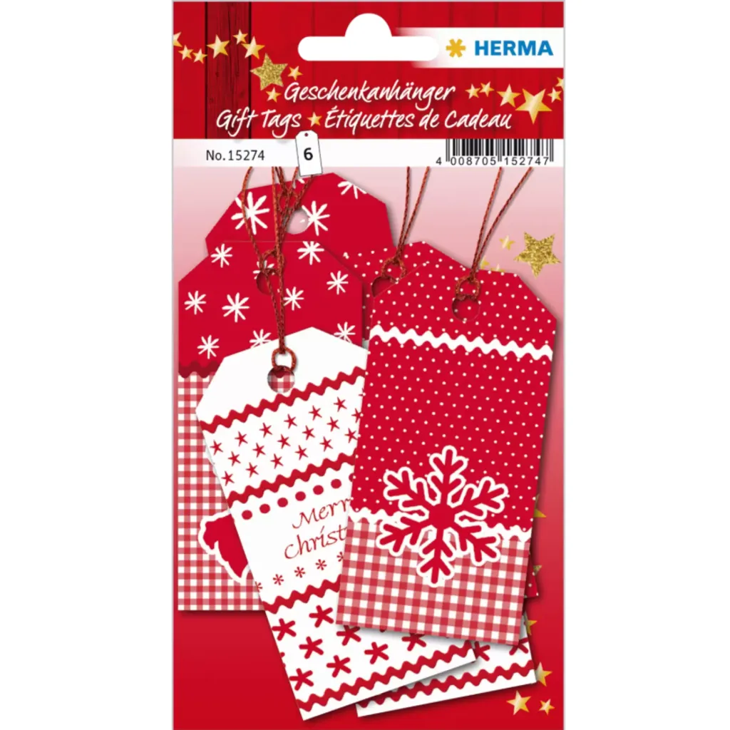 Herma Christmas Gift Tag