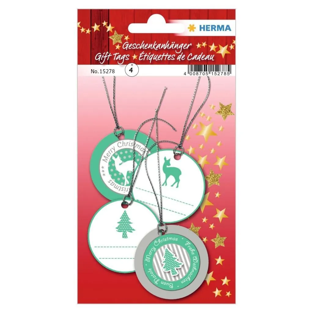 Herma Christmas Gift Tag