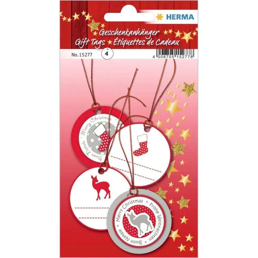Herma Christmas Gift Tag